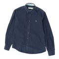 Etro Mens Navy Shirt Vintage High End Designer Formal Button Down Collar Graphic Tee – Premium Graphic · Must-Have Style