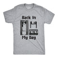 Back In My Day VHS Shirts Floppy Disks Cassette Tapes Retro Shirt Funny Old Guy Shirt Vintage Shirt Don39t Get Older Funny Gifts Graphic Tee – Warm & Stylish · Perfect For Daily Wear