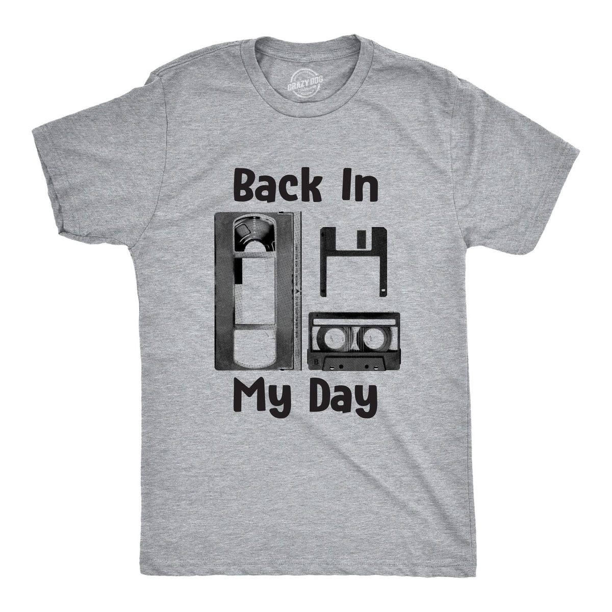 Back In My Day VHS Shirts Floppy Disks Cassette Tapes Retro Shirt Funny Old Guy Shirt Vintage Shirt Don39t Get Older Funny Gifts Graphic Tee – Warm & Stylish · Perfect For Daily Wear