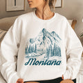 Montana Sweatshirt Mountain Illustration Graphic Crewneck Sweatshirt – Everyday Comfort · Must-Have Style