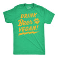 Drink Beer It39s Vegan Beer Me St Patricks Men39s Shirt Shamrock Shirt Lucky Green Irish Shirt Clover Shirt Funny Shirt Drinking Shirt Graphic Tee – Feel-Good Design · Great Gift For Fans
