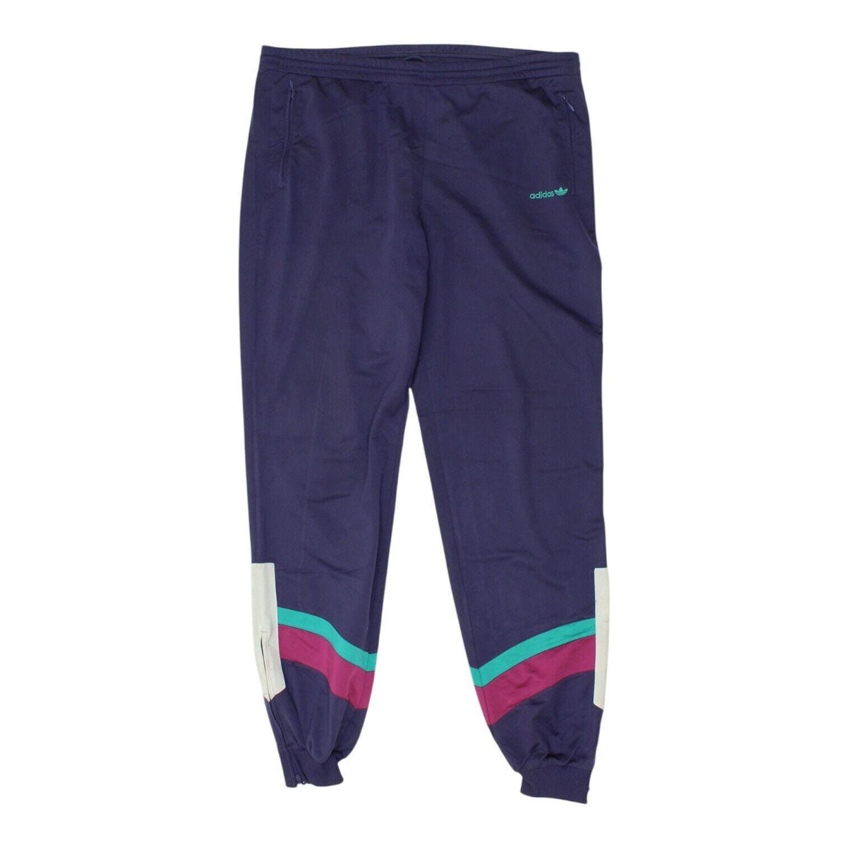 Adidas Purple Tracksuit Bottoms Vintage 90s Mens Activewear Sports Track Pants Graphic Tee – Soft Feel · Great Gift For Fans