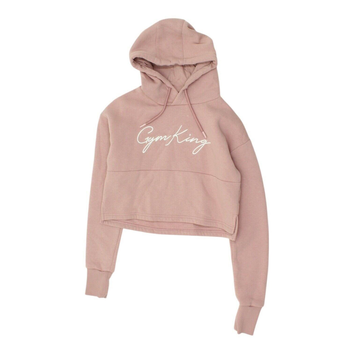 Gym King Pink Cropped Hoodie Designer Sportswear Womens Pullover Hoody VTG Hoodie – Everyday Comfort · Must-Have Style
