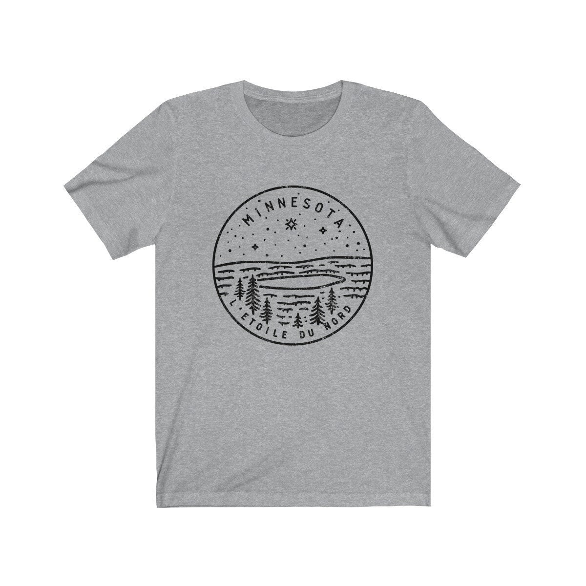 Minnesota TShirt Distressed State Design Unisex Minnesota Shirt Personalization Available Graphic Tee – Fan Favorite · Must-Have Style