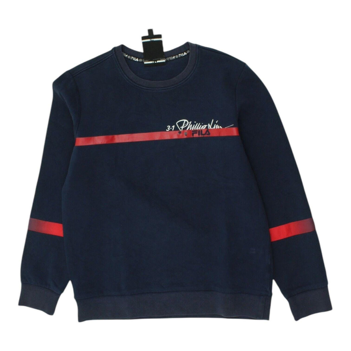 31 Phillip Lim FILA Sweatshirt Mens Navy Designer Collab Casual Crew Neck Sweatshirt – Fan Favorite · Top Pick For Any Outfit