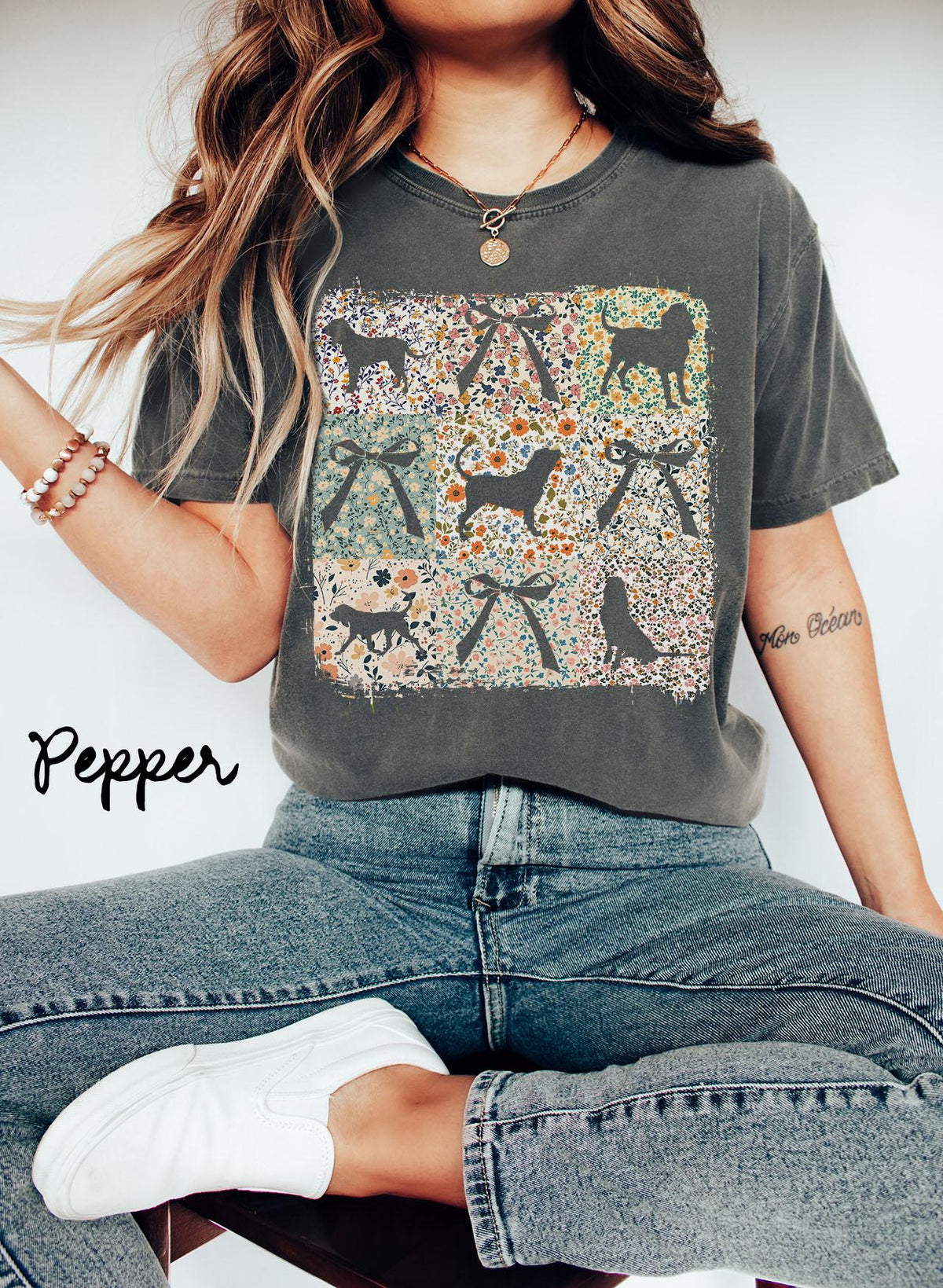 Bloodhound Shirt Boho Shirt Dog Mom Shirt Bloodhound Dog Gifts Flower Tee Bows Graphic Tee – Feel-Good Design · Top Pick For Any Outfit