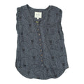 Diesel Womens Sleeveless Blouse Vintage Blue Designer Button Up Patterned Top Graphic Tee – Cozy Vibes · Top Pick For Any Outfit