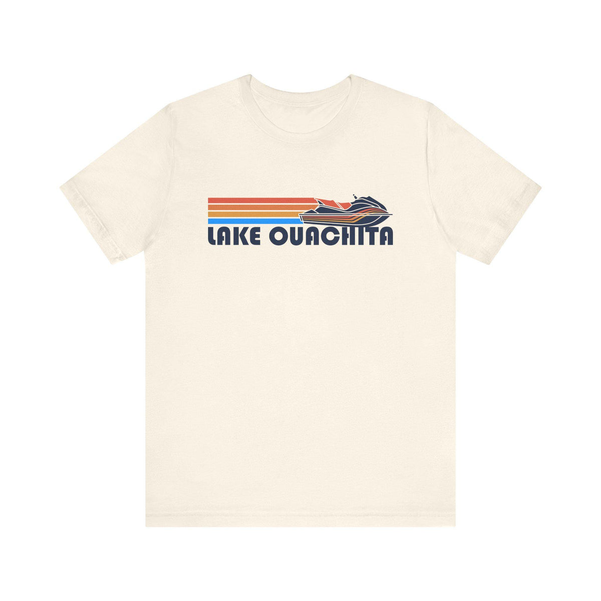 Lake Ouachita Arkansas T Shirt Retro Jetski PWC Graphic Tee Graphic Tee – Easygoing Wear · Great Gift For Fans