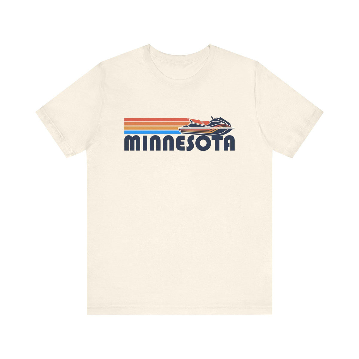 Milwaukee Minnesota T Shirt Retro Jetski PWC Graphic Tee Graphic Tee – Soft Feel · Must-Have Style