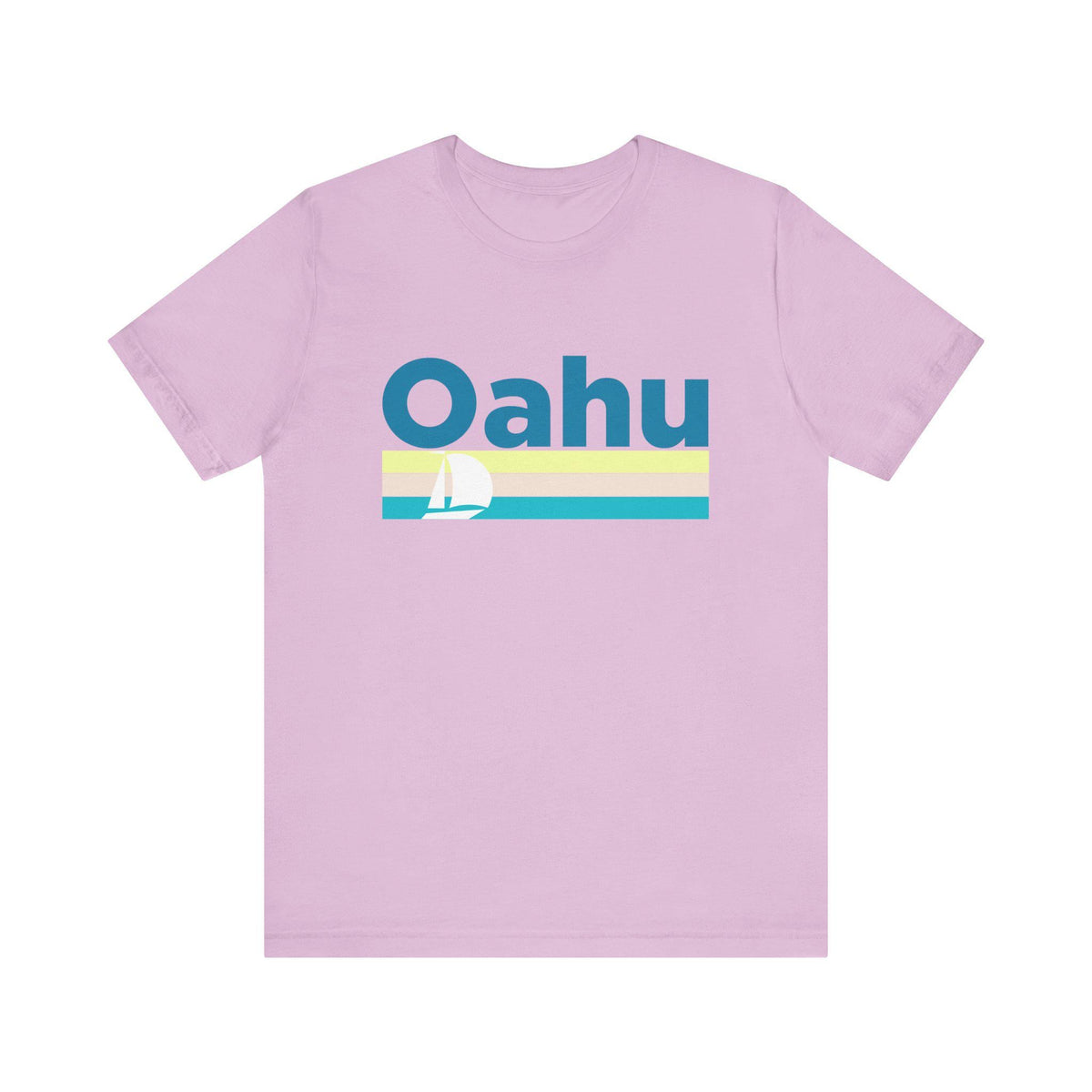 Oahu Hawaii T Shirt Sailboat Graphic Tee Graphic Tee – Feel-Good Design · High-Quality Print
