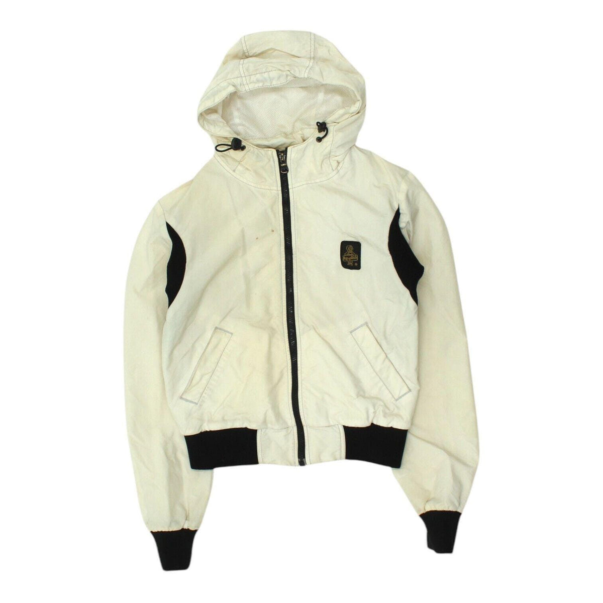 Refrigiwear Womens Beige Jacket Vintage Full Zip Designer Hooded Coat Hoodie Hoodie – Warm & Stylish · Perfect For Daily Wear