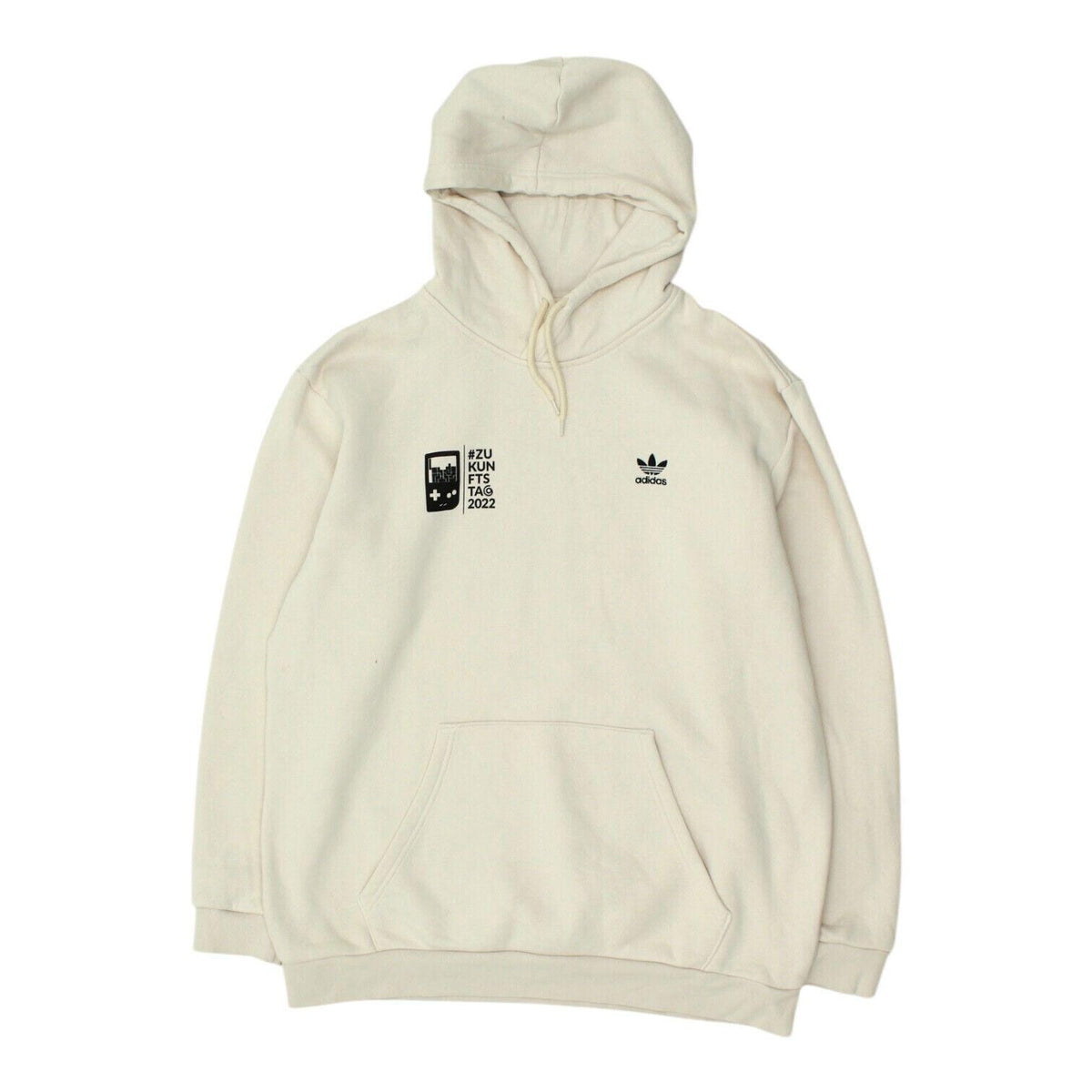 Adidas Off White Hoodie Zukunftstag Mens Pullover Casual Streetwear Hoody Hoodie – Fan Favorite · Must-Have Style