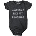 Love Grandma Romper Funny Baby Clothes Baby Creeper Rompers For Mother39s Day Cute Romper Funny Romper Awesome Like My Grandma New Baby Graphic Tee – Fan Favorite · Perfect For Daily Wear