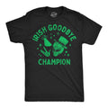 Irish Goodbye Champion Shirt St Patrick39s Day Shirt Man Shamrock Shirt Men Green Irish Party Shirt Four Leaf Clover Shirt Alien Shirts Graphic Tee – Bold Style · Perfect For Daily Wear