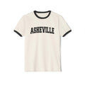 Asheville North Carolina Cotton Ringer Graphic Tee Unisex Asheville T Shirt Vintage Style Tee Men39sWomen39s Tee Collegiate Style Graphic Tee – Cozy Vibes · Great Gift For Fans
