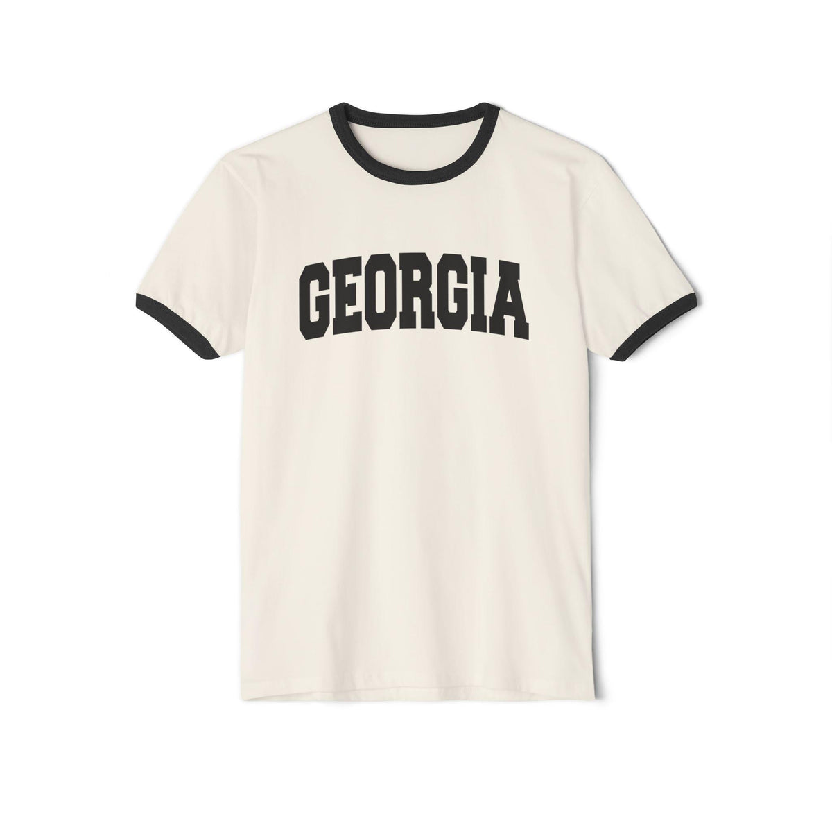 Georgia Cotton Ringer Graphic Tee Unisex Georgia T Shirt Vintage Style Tee Men39sWomen39s Tee Collegiate Style Graphic Tee – Warm & Stylish · Must-Have Style