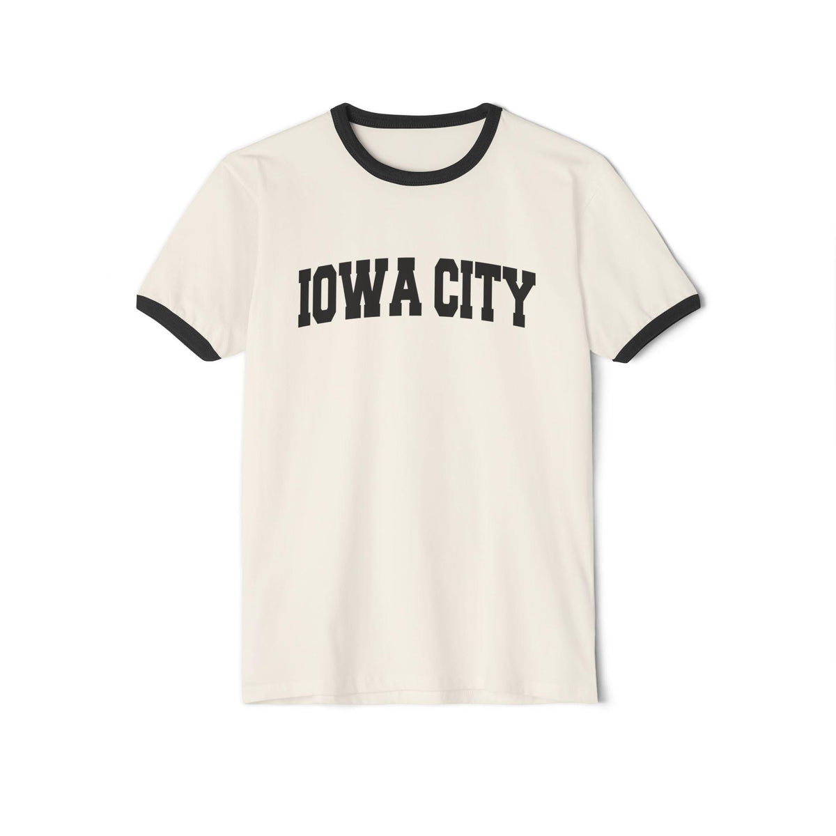 Iowa City Iowa Cotton Ringer Graphic Tee Unisex Iowa City T Shirt Vintage Style Tee Men39sWomen39s Tee Collegiate Style Graphic Tee – Premium Graphic · Great Gift For Fans