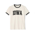 Iowa Cotton Ringer Graphic Tee Unisex Iowa T Shirt Vintage Style Tee Men39sWomen39s Tee Collegiate Style Graphic Tee – Easygoing Wear · Top Pick For Any Outfit