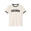 Wisconsin Cotton Ringer Graphic Tee Unisex Wisconsin T Shirt Vintage Style Tee Men39sWomen39s Tee Collegiate Style Graphic Tee – Fan Favorite · Trending Graphic Apparel