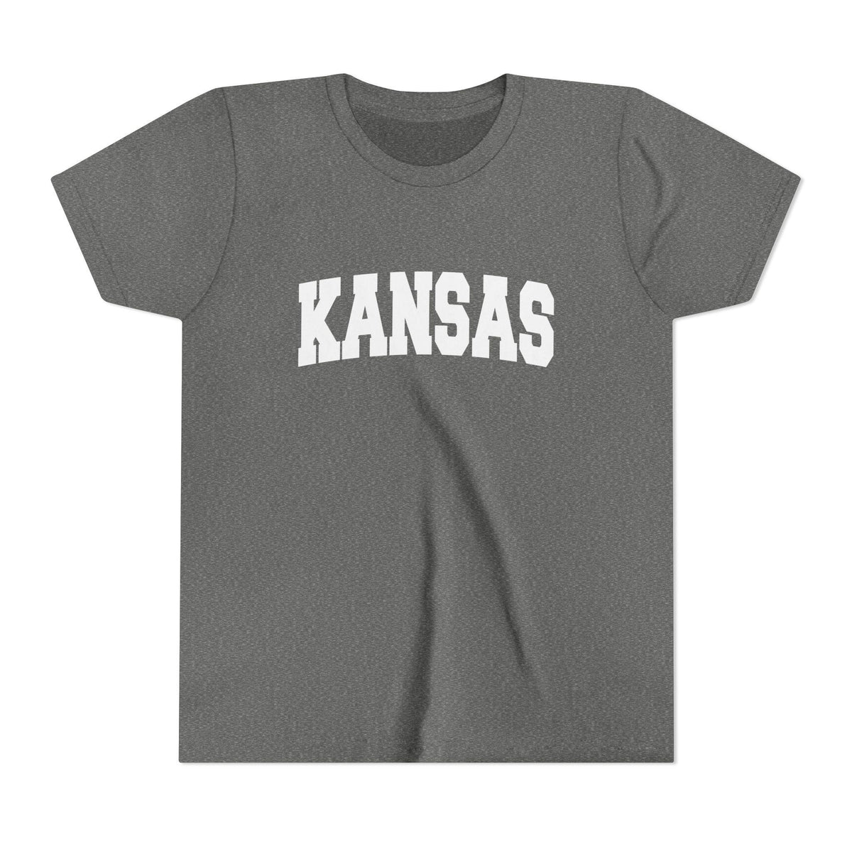 Kansas Youth Graphic Tee Kids T Shirt Graphic Tee – Soft Feel · High-Quality Print