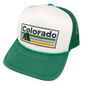 Colorado Trucker Hat Retro Camping Colorado Snapback Hat Adult Hat Graphic Tee – Easygoing Wear · High-Quality Print