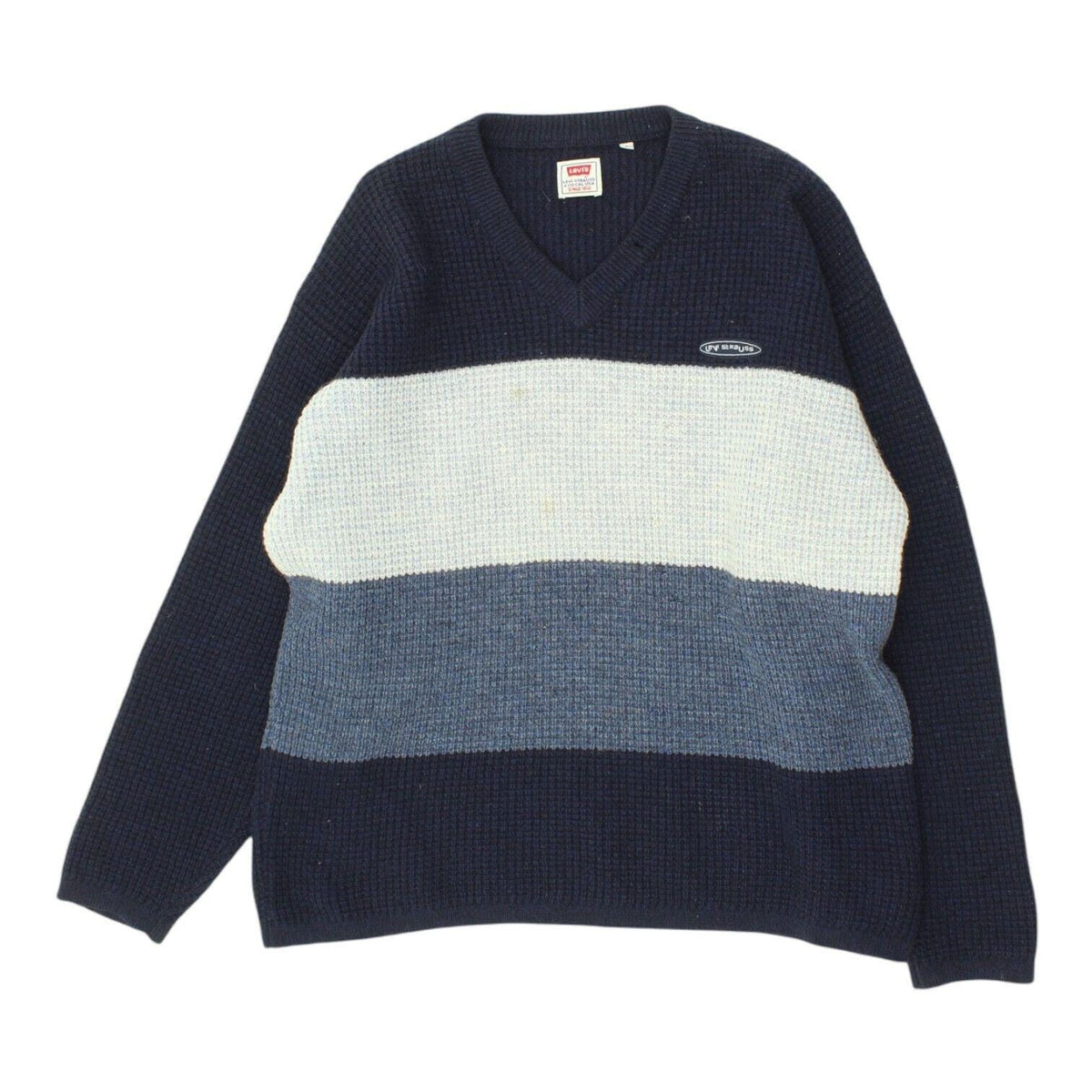 Levi39s Blue Striped Jumper Vintage Mens Designer Casual Knit VNeck Sweater Graphic Tee – Premium Graphic · Must-Have Style