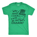 Who Needs Luck With All This Charm Lucky Irish Shirt Ireland Drinking Shirt Ireland Top Men Offensive Shamrock Shirts Drinking Tee Graphic Tee – Bold Style · Top Pick For Any Outfit