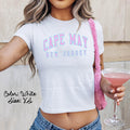 Cape May New Jersey NJ Baby Tee SNUG FIT Girls Trip Shirts Vacation Shirt Friends Trip Tshirt Women Trendy 90s Y2K Summer Jersey – Aesthetic Look · Perfect For Daily Wear