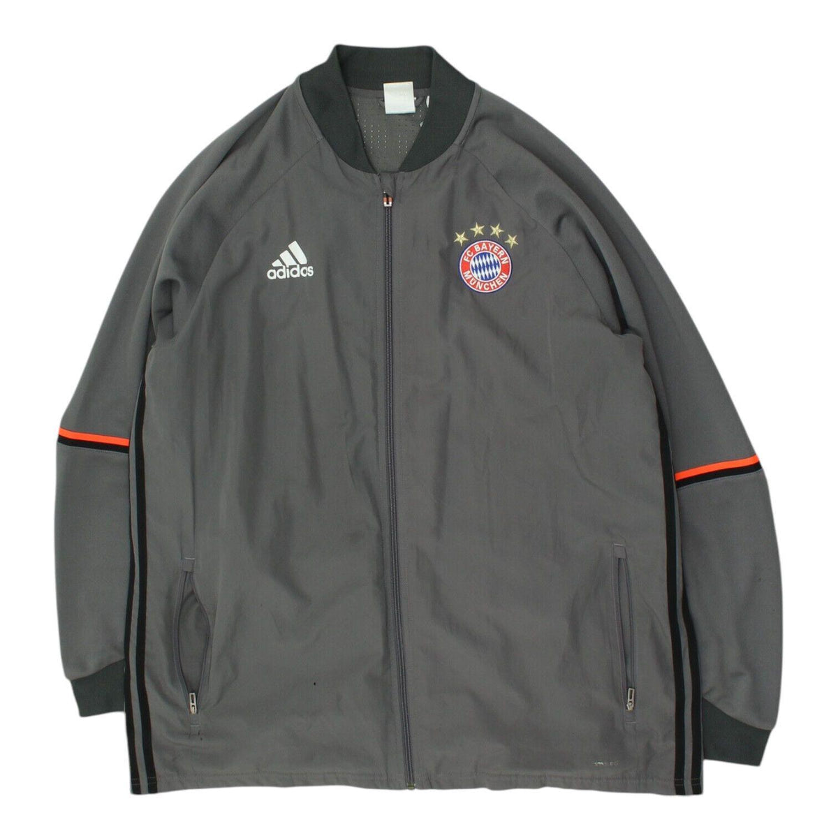 Bayern Munich Bomber Jacket Adidas Mens Grey German Football Sports Bundesliga Graphic Tee – Everyday Comfort · High-Quality Print