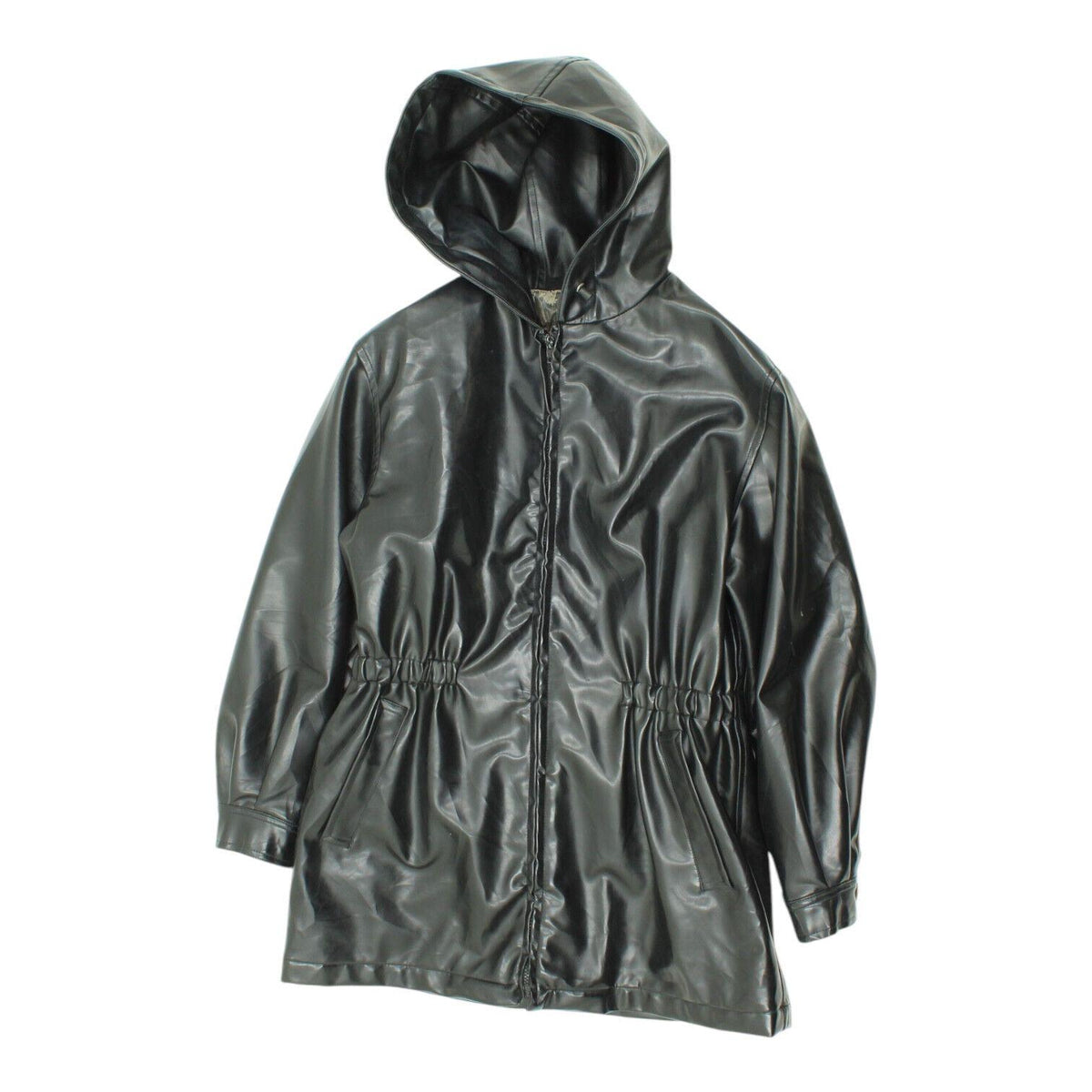 Superga Womens Black Coat Vintage Designer Hooded Rain Jacket Full Zip Graphic Tee – Soft Feel · Great Gift For Fans