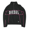 Diesel Womens Black Sweatshirt Sports Casual 12 Zip Designer Sweat Top Sweatshirt – Cozy Vibes · Top Pick For Any Outfit