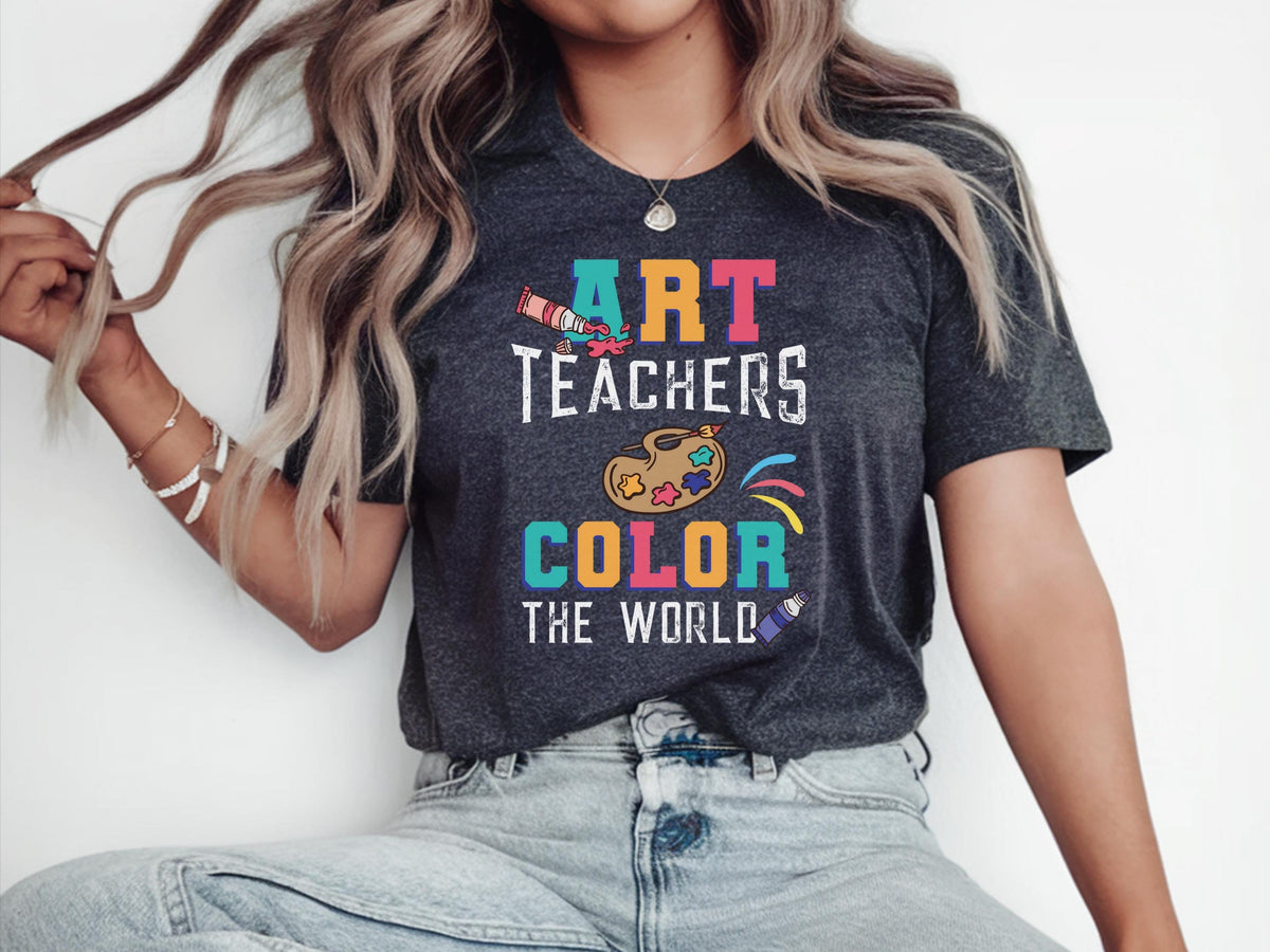Art Teacher Shirt Art Teacher Tee Art Teacher Gift Teacher Gift Artful Gifted Art Teacher Artistic Artist Shirt Painting Shirt Graphic Tee – Cozy Vibes · Top Pick For Any Outfit