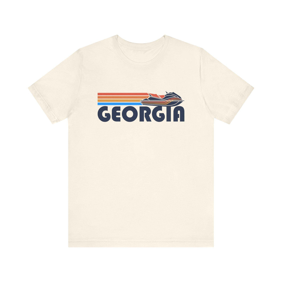 Georgia T Shirt Retro Jetski PWC Graphic Georgia Tee Graphic Tee – Soft Feel · Top Pick For Any Outfit