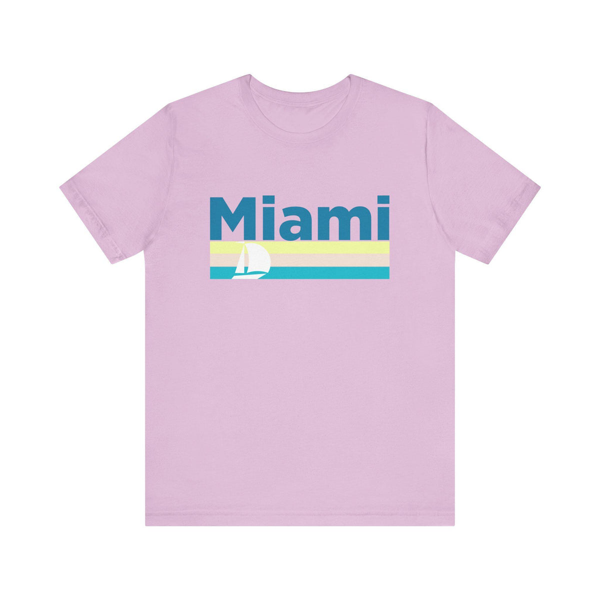 Miami Florida T Shirt Sailboat Graphic Tee Graphic Tee – Bold Style · Must-Have Style