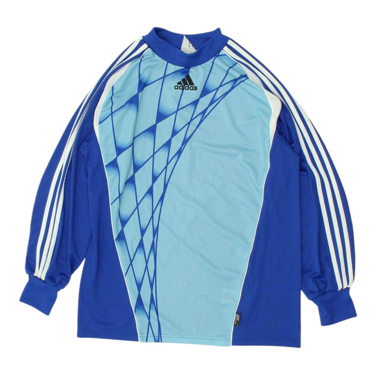 Adidas Funky Goalkeeper Tshirt Vintage Mens Blue Football Goalie Long Sleeve Graphic Tee – Fan Favorite · Must-Have Style