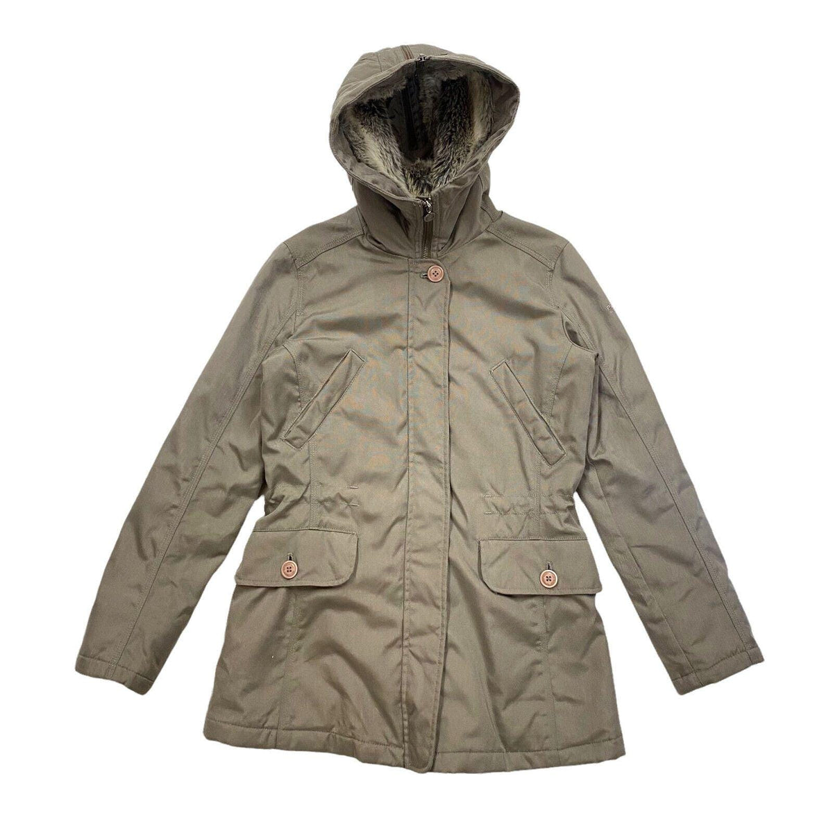 PennRich Woolrich Womens Jacket Vintage Designer Grey Quilted Hooded VTG Graphic Tee – Warm & Stylish · Must-Have Style