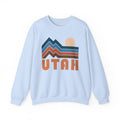Utah Sweatshirt Retro Mountains Utah Unisex Graphic Crewneck Sweatshirt – Fan Favorite · Top Pick For Any Outfit