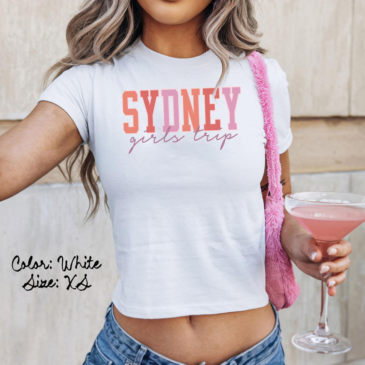 Sydney Australia Baby Tee SNUG FIT Girls Trip Tshirts Matching Shirts Group Tshirt Friends Trip Trendy Summer Graphic Tee – Fan Favorite · Must-Have Style