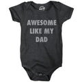 Love Dad Romper Funny Baby Clothes Baby Creeper Rompers For Father39s Day Cute Romper Funny Romper Awesome Like My Dad New Dad Gifts Graphic Tee – Fan Favorite · Perfect For Daily Wear