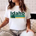 Idaho Shirt Adult Unisex Retro Camping Idaho T Shirt Personalization Available Graphic Tee – Aesthetic Look · Top Pick For Any Outfit