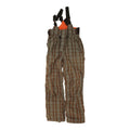Napapijri Brown Ski Salopettes Mens Designer Winter Sports Snow Pants VTG Graphic Tee – Soft Feel · High-Quality Print