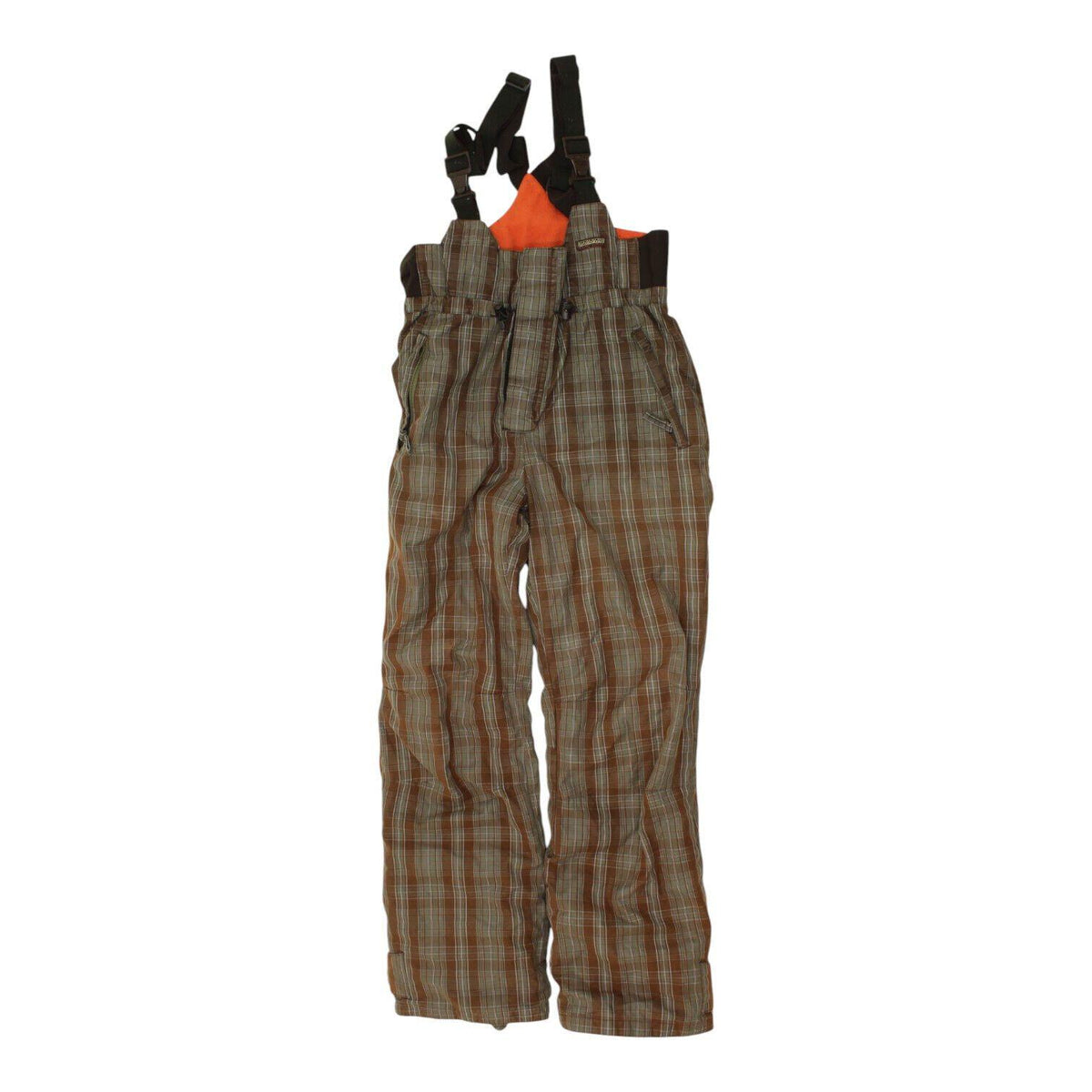 Napapijri Brown Ski Salopettes Mens Designer Winter Sports Snow Pants VTG Graphic Tee – Soft Feel · High-Quality Print