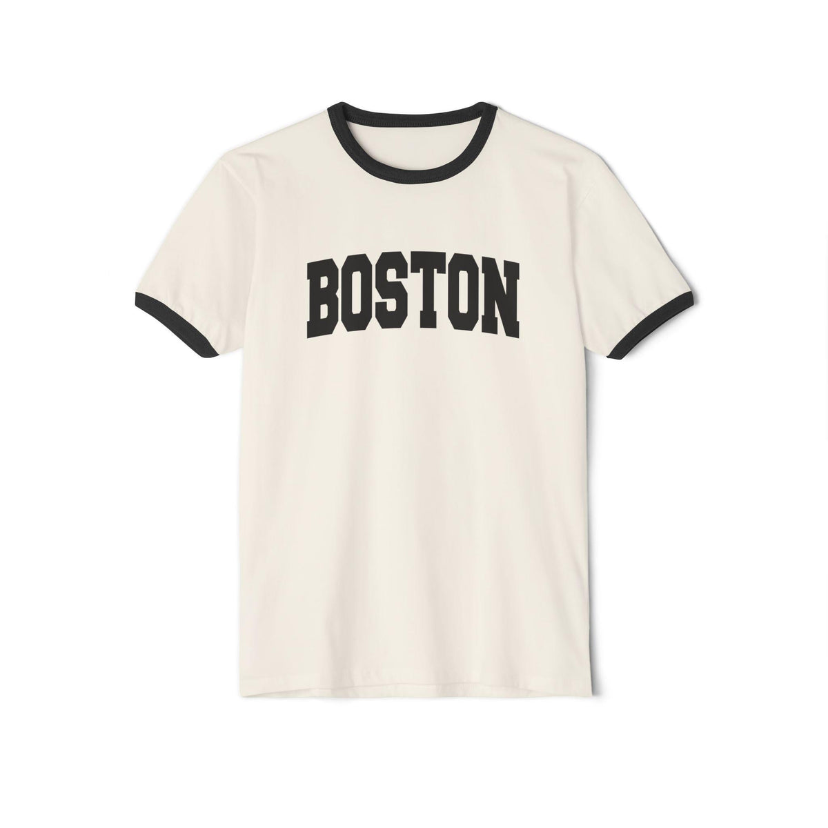 Boston Massachusetts Cotton Ringer Graphic Tee Unisex Boston T Shirt Vintage Style Tee Men39sWomen39s Tee Collegiate Style Graphic Tee – Feel-Good Design · Great Gift For Fans