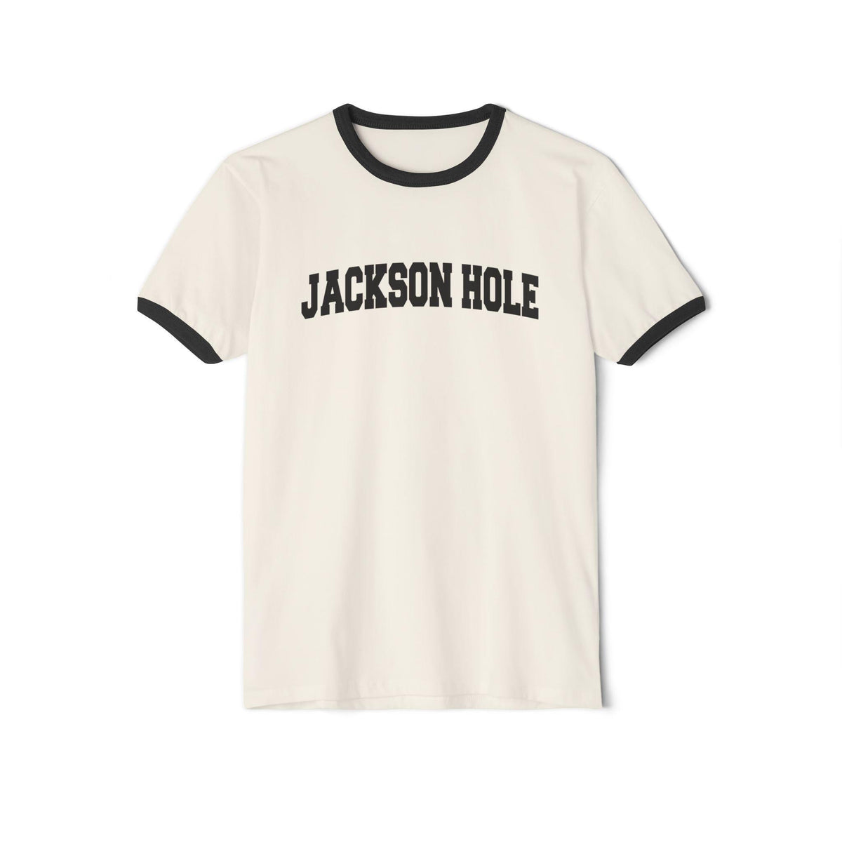 Jackson Hole Wyoming Cotton Ringer Graphic Tee Unisex Jackson Hole T Shirt Vintage Style Tee Men39sWomen39s Tee Collegiate Style Graphic Tee – Premium Graphic · High-Quality Print