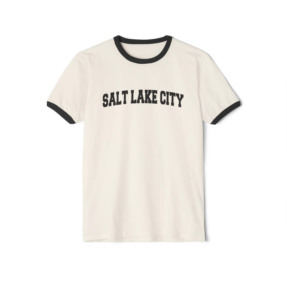 Salt Lake City Utah Cotton Ringer Graphic Tee Unisex Salt Lake City T Shirt Vintage Style Tee Men39sWomen39s Tee Collegiate Style Graphic Tee – Soft Feel · Perfect For Daily Wear