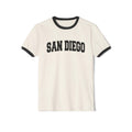 San Diego California Cotton Ringer Graphic Tee Unisex San Diego T Shirt Vintage Style Tee Men39sWomen39s Tee Collegiate Style Graphic Tee – Easygoing Wear · Trending Graphic Apparel