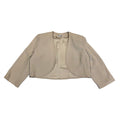 Yves Saint Laurent Jacket Vintage Grey Womens Buttonless Cropped Designer Graphic Tee – Premium Graphic · High-Quality Print