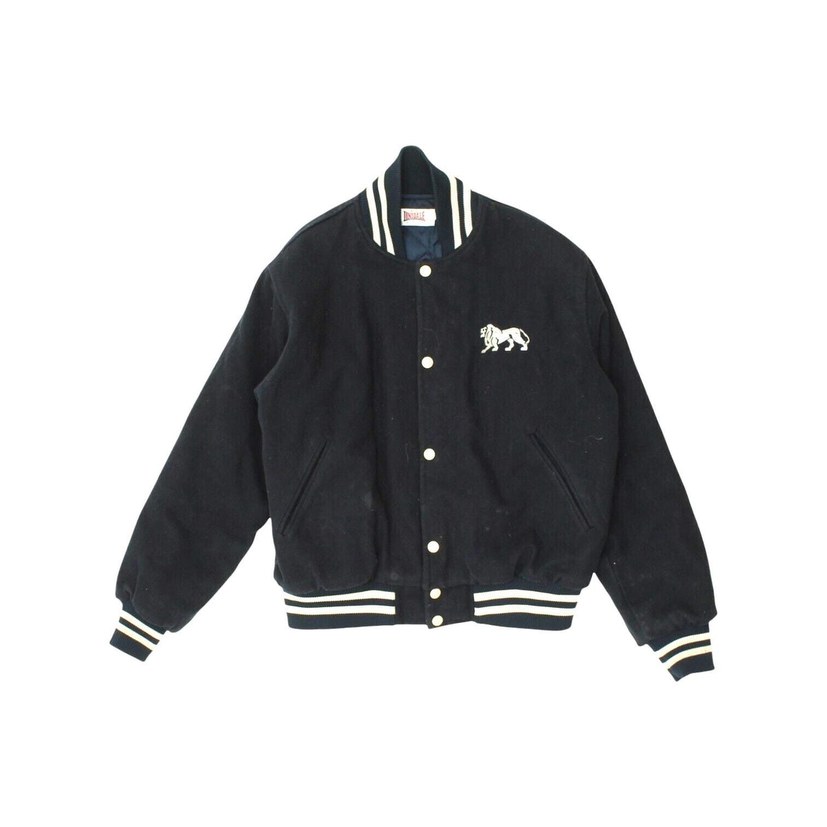 Lonsdale Quilted Bomber Jacket Vintage Mens Dark Navy Casual Boxing Designer Graphic Tee – Premium Graphic · Must-Have Style