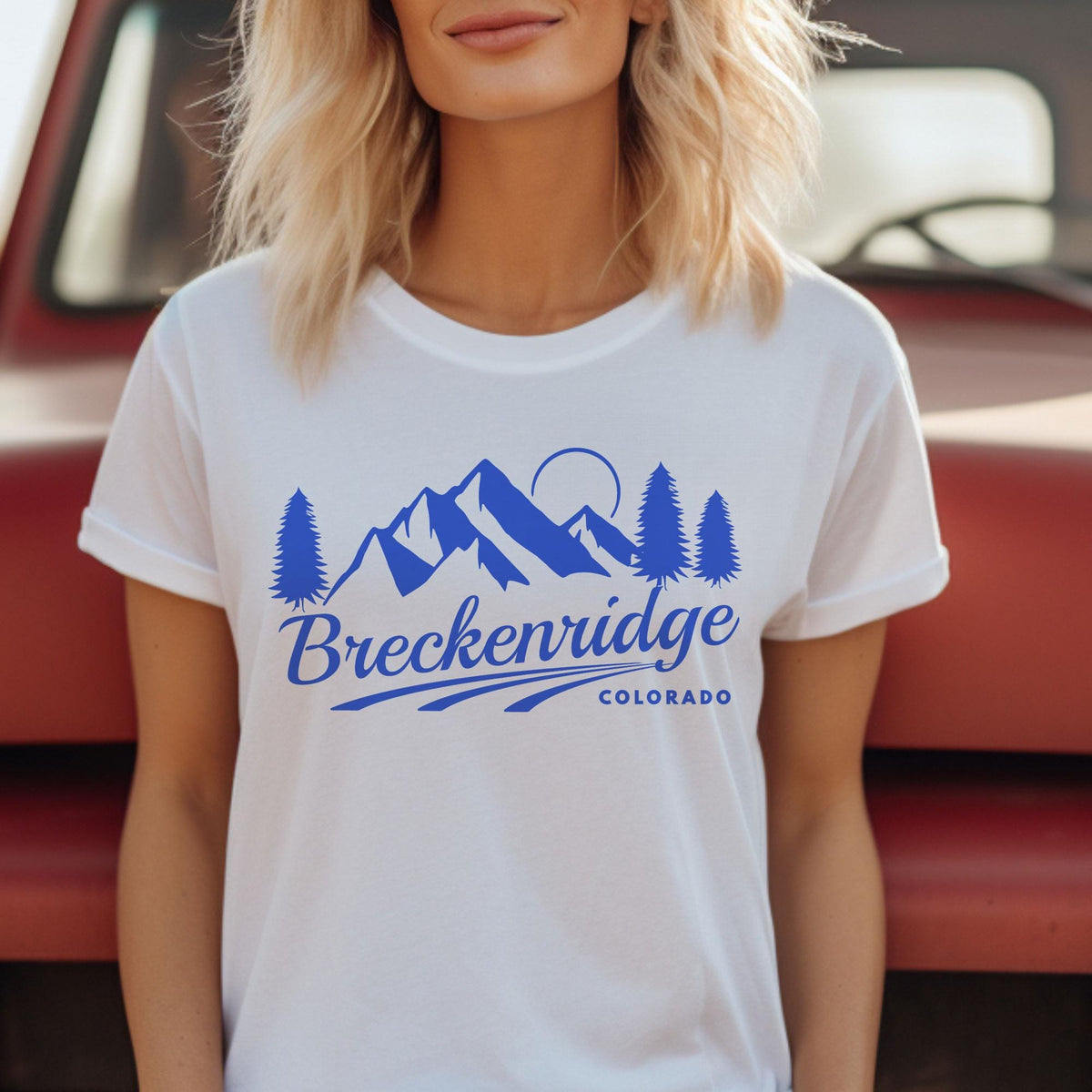 Breckenridge Colorado TShirt Retro Mountain Unisex Breckenridge Shirt Personalization Available Graphic Tee – Cozy Vibes · Great Gift For Fans