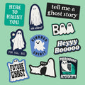 Funny Ghost Stickers Large Stickers for Adults Funny Adhesives with Memes Halloween Stickers Stickers For DIY Crafts and Scrapbooking Graphic Tee – Aesthetic Look · Trending Graphic Apparel